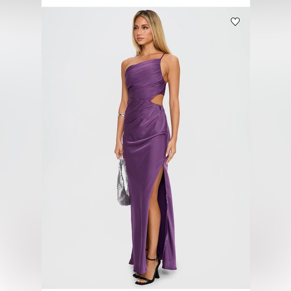 Princess Polly Leading Role One Shoulder Maxi Dress Purple